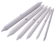 Набір розтушовок для сухих технік двосторонніх паперових 6 штук WORISON