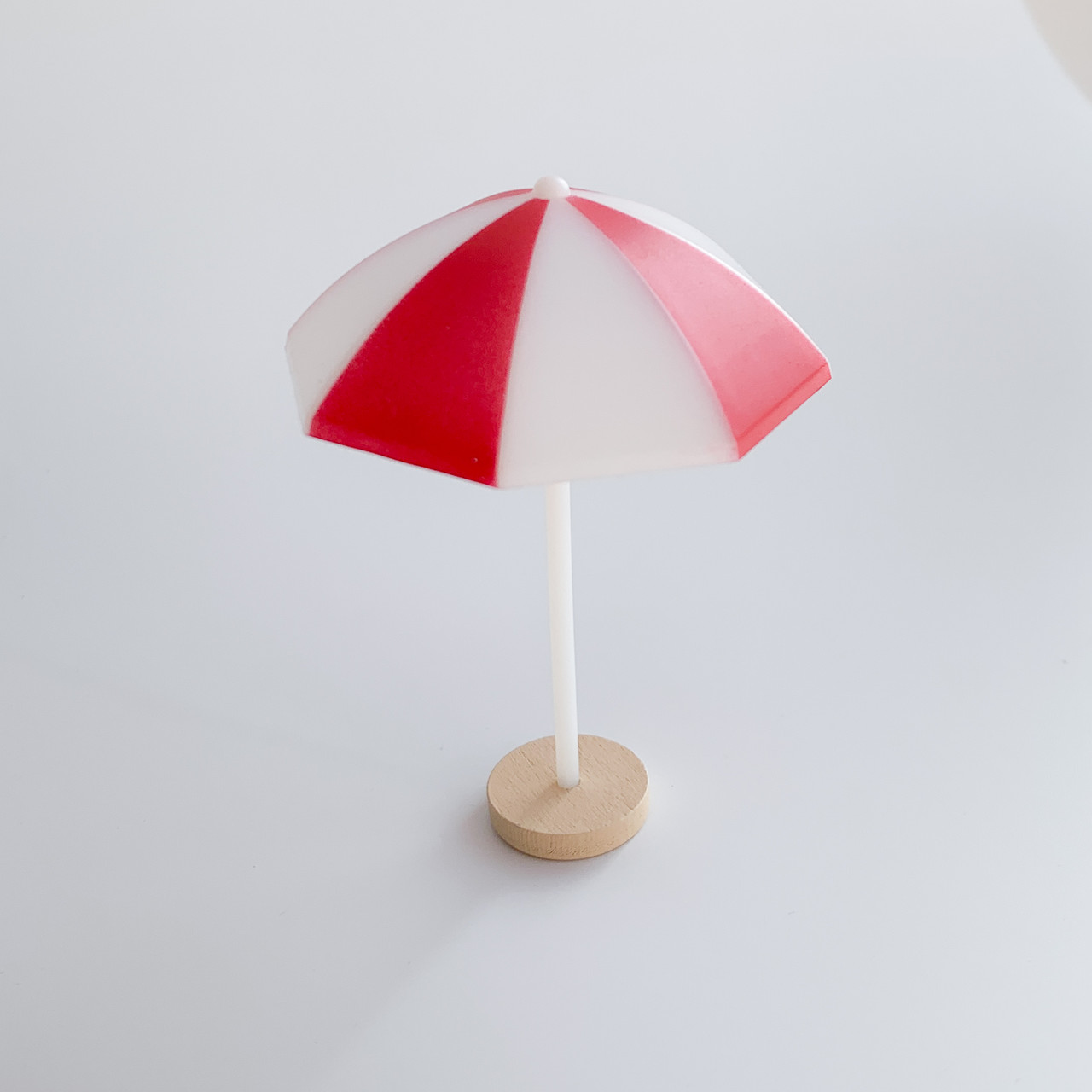 Мініатюра пляжна парасолька 7 см Червоний, фото 1