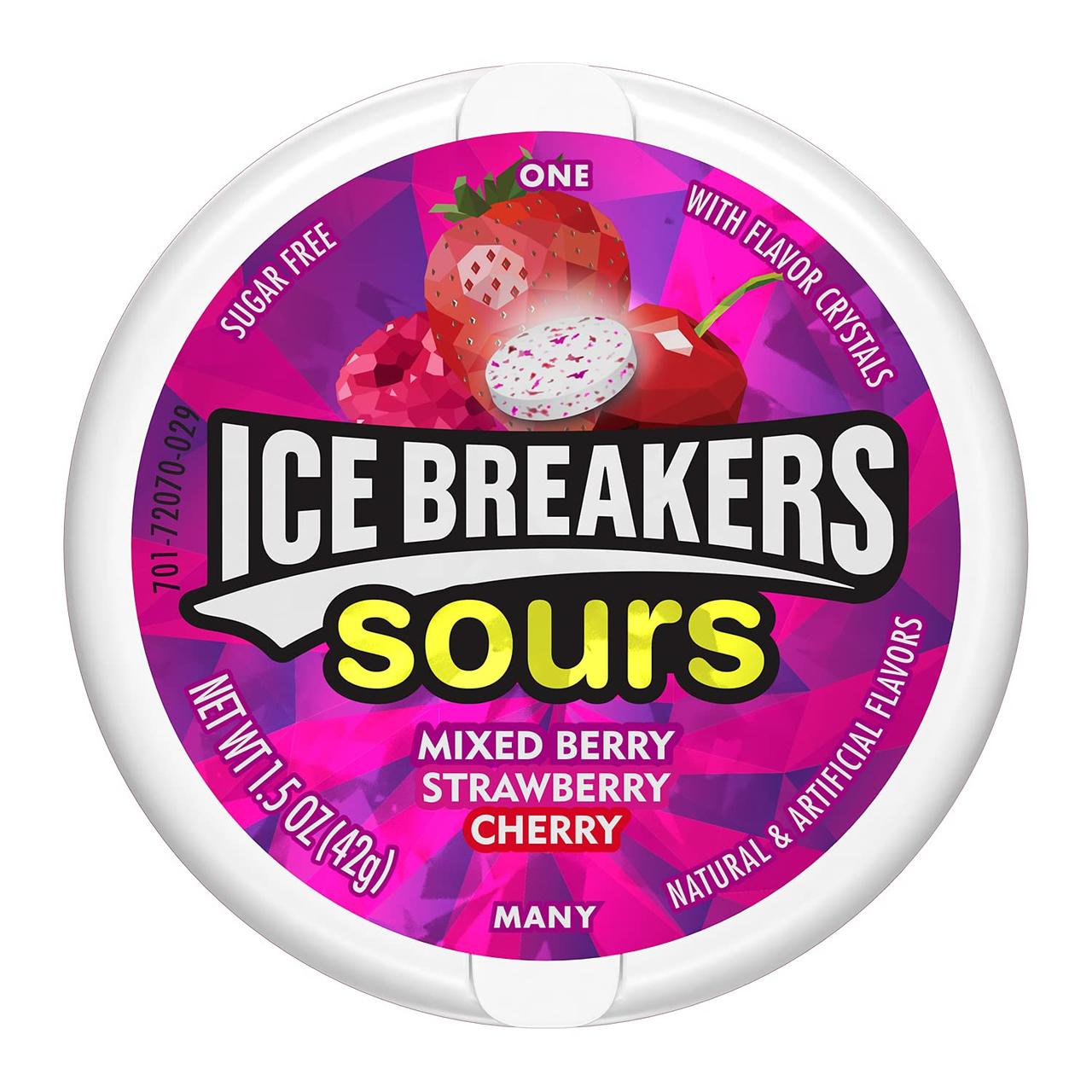 Льодяники драже Ice Breakers Sour Berry, фото 1