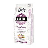 Сухой корм Brit Fresh для щенков и молодых собак всех пород, с курицей и картофелем, 2,5 кг