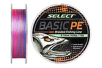 Шнур Select Basic PE Multicolor 150м 0.24мм 40lb/18.2кг