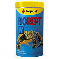 Сухой корм Tropical Biorept W для водоплавающих черепах, 150 г (гранулы)