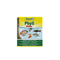 Корм Tetra Phyll Flakes для травоядных рыбок, 12 г (хлопья)