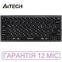 Клавиатура A4Tech FX51 USB, Grey (серая), проводная, ножничная, маленькая (без нумбпада)