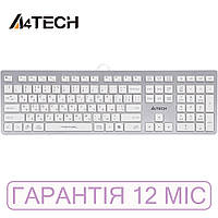 Клавиатура A4Tech FX50 USB, White (белая), проводная, ножничная, классическая стандартная полноразмерная