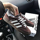 Кросівки чоловічі коричневі Adidas Spezial Brown White (12843), фото 7