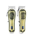 Машинка для стрижки волосся VGR V-658 Salon series акумуляторна бездротова Bronze, фото 3
