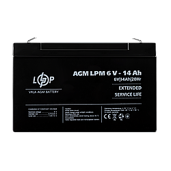 Акумулятор AGM LPM 6V - 14 Ah