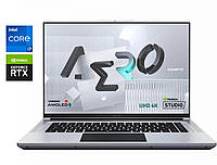 Ігровий ноутбук Gigabyte Aero 16 XE4/ 16" 3840x2400/ i7-12700H/ 16GB RAM/ 1000GB SSD/ RTX 3070 Ti 8GB