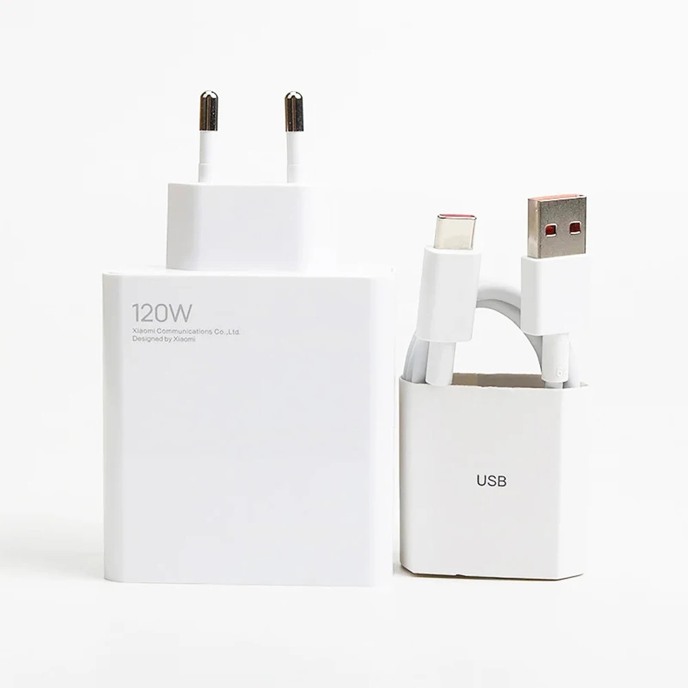 Зарядний пристрій Xiaomi Mi 120W Power Adapter Suit + Cable USB to Type-C White (VCA7GAcH)