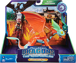 Дрімворкс Дракони 9 світів Пір'я Дракона та Алекс Dreamworks Dragons Тhe 9 Worlds Dragon Feathers and Alex