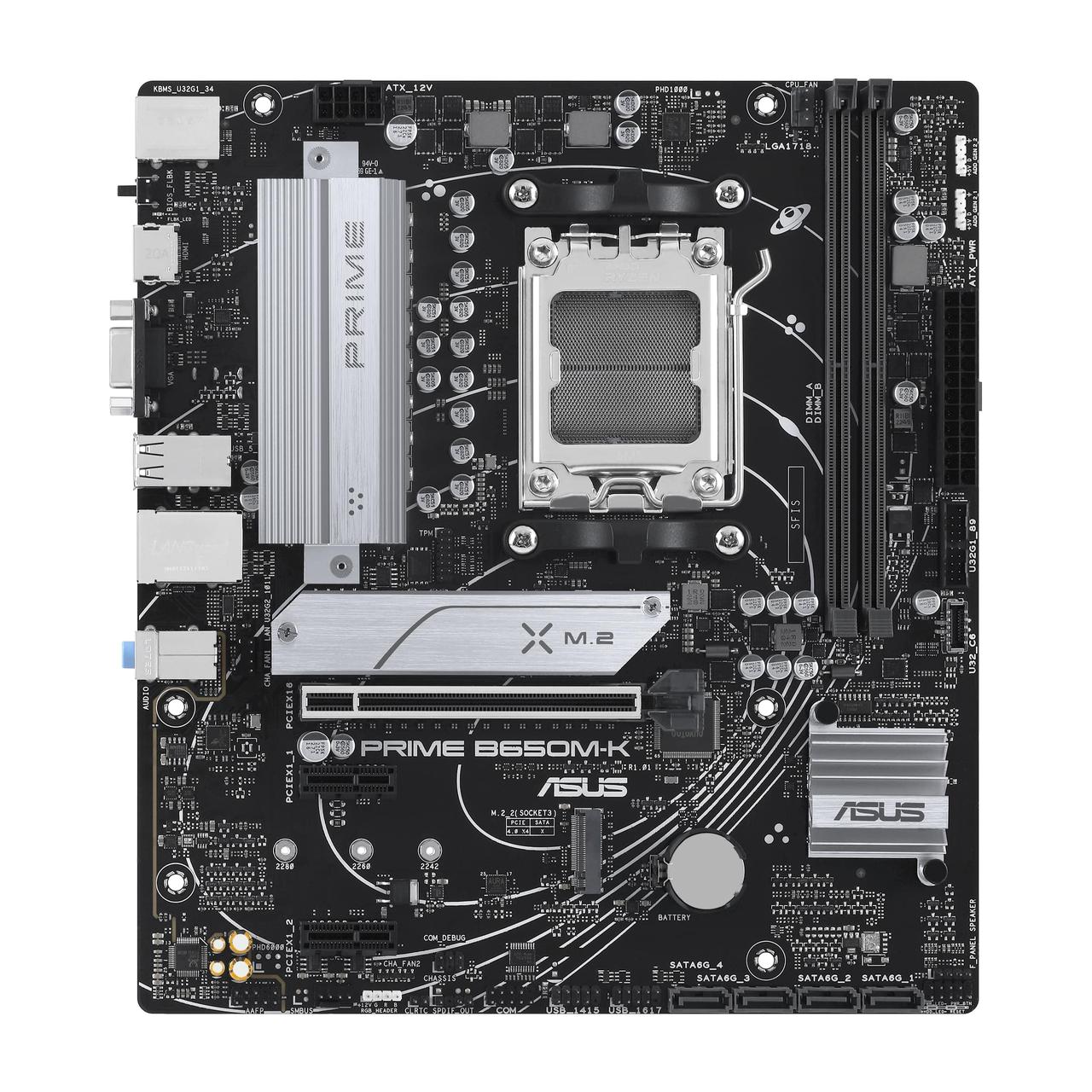 Материнська плата Asus Prime B650M-K Socket AM5, фото 1