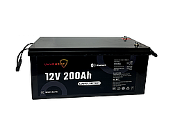 Акумуляторна батарея акумулятор автомобільний 12в 200 год літієвий lifepo4 UWarmSof акб для дбж акумулятори