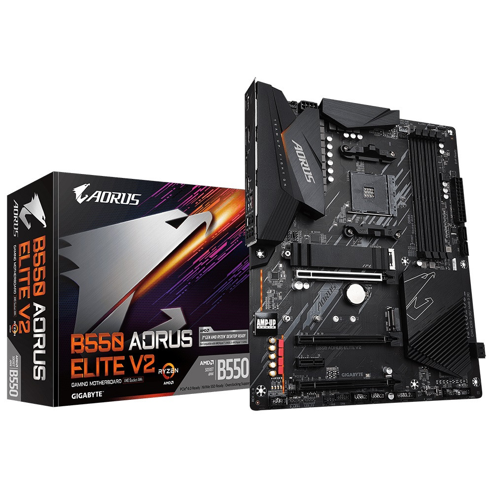 Материнська плата Gigabyte B550 Aorus Elite V2 Socket AM4, фото 1