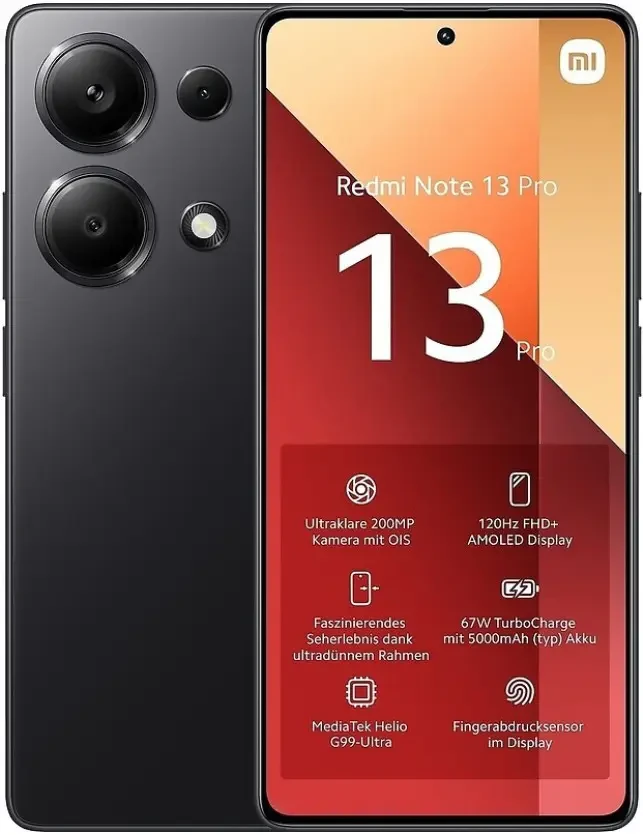 Xiaomi Redmi Note 13 Pro 4G 12/512GB Global NFC (Midnight Black)