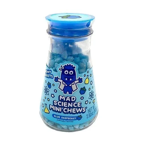 Жувальні цукерки Sweet Bandit Mad Science Blue Raspberry 80г, фото 1