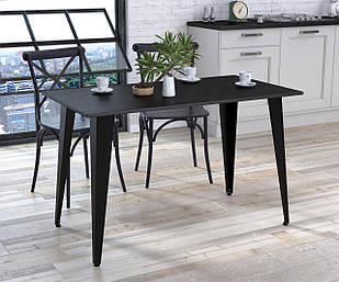 Стіл обідній Лінда 120-65 Венге Луизиана Прямые углы