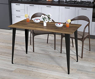 Стіл обідній Лінда 120-65 Орех Модена Прямые углы