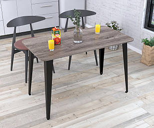 Стіл обідній Лінда 120-65 Дуб Палена Закруглённые углы