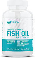 Омега 3 Optimum Nutrition Fish Oil, 300mg, (100 капсул)