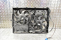 Вентилятор радиатора комплект 2 секции 7 лопастей+7 лопастей с диффузором Fiat Ducato 2002-2006 1342587080