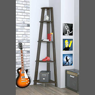 Стелаж кутовий L-180 Loft design  Венге Корсика