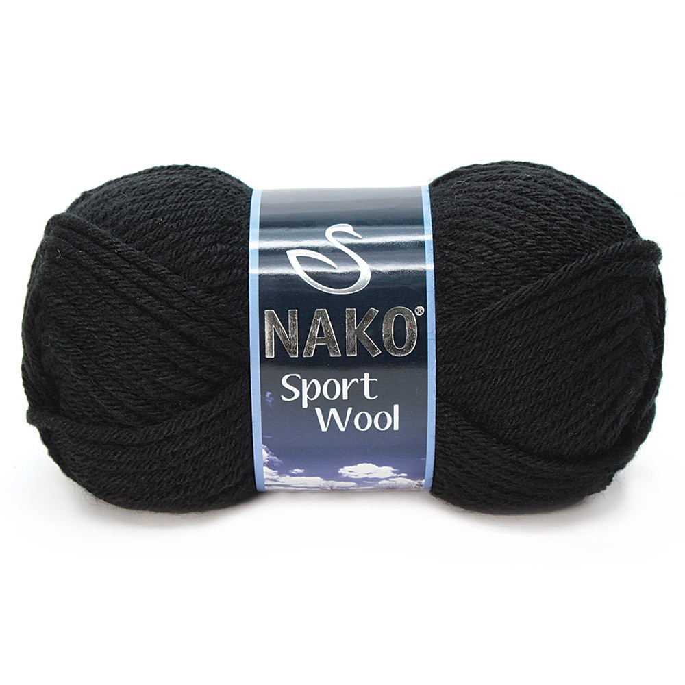 Nako Sport Wool — 217 чорний