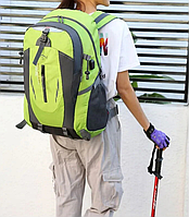 Универсальный туристический рюкзак для мужчин и женщин большой вместимости,водонепроницаемый легкий спорт,5 цв зелений