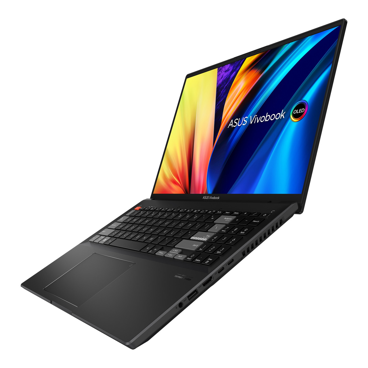 ASUS Ноутбук Vivobook Pro 16X N7601ZW-MQ112W 16" 4K OLED, Intel i7-12700H, 32GB, F2TB, NVD3070-8, W11, Черный - фото 4 - id-p2087931471