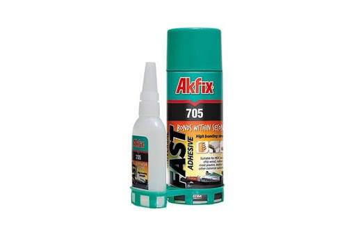 

Набор для экспресс склеивания AKFIX 705 (аэрозоль 400мл.+ клей 100мл.)