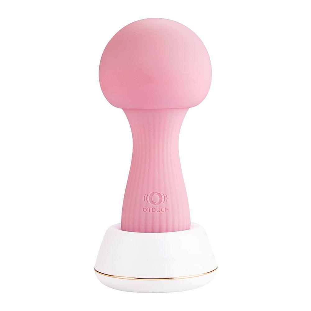 Вібромасажер Otouch MUSHROOM Pink, 7 режимів, функція нічника, технологія «старт-стоп» Кітті