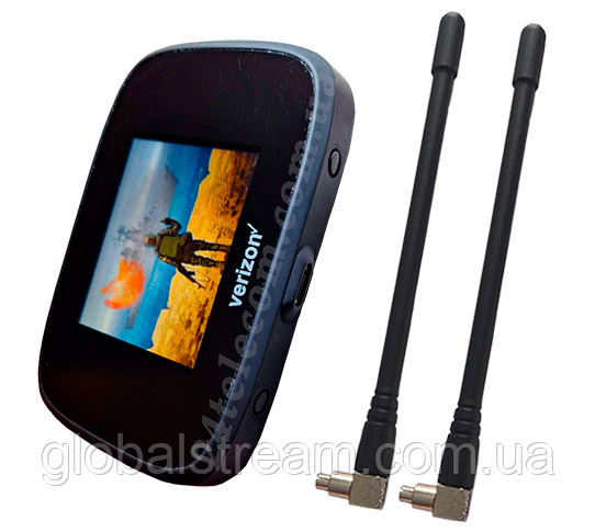 4G+3G WiFi роутер Novatel MiFi 7000 LTE Cat 9 до 450 мб/с (4400mAh)(KS,VD,Life) + 2 антенны 4G(LTE) Укр. меню