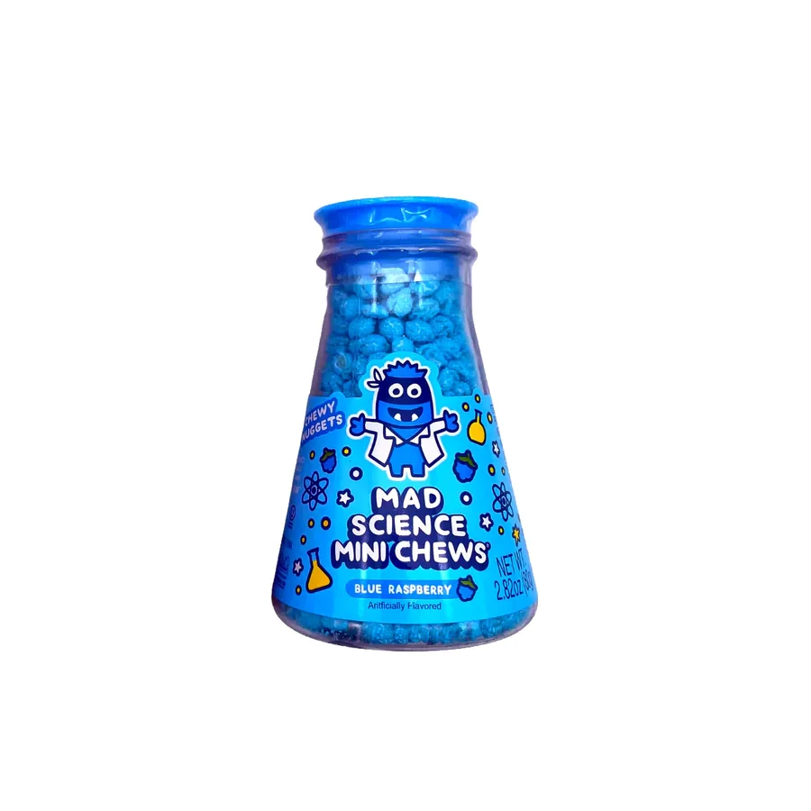 Жувальні цукерки Sweet Bandit Mad Science Blue Raspberry 48 г