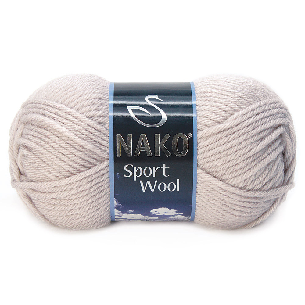 Nako Sport Wool — 3079 сірий із рожевим відтінком