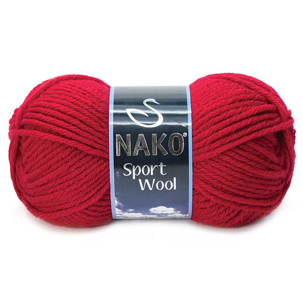 Nako Sport Wool — 3641 темно-червоний