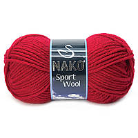 Nako Sport Wool — 3641 темно-червоний