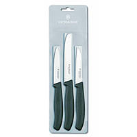 Набір кухонних ножів Victorinox SwissClassic, чорний 6.7113.3