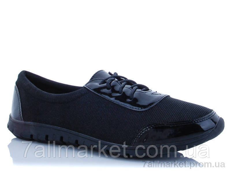 Кросівки жіночі модні Весна/осінь 6069-51 black (8 пар р. 36-41) "Lion" недорого оптом від прямого постачальника