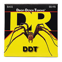Струни для бас-гітари DR STRINGS DDT DROP DOWN TUNING BASS - HEAVIER (55-115)