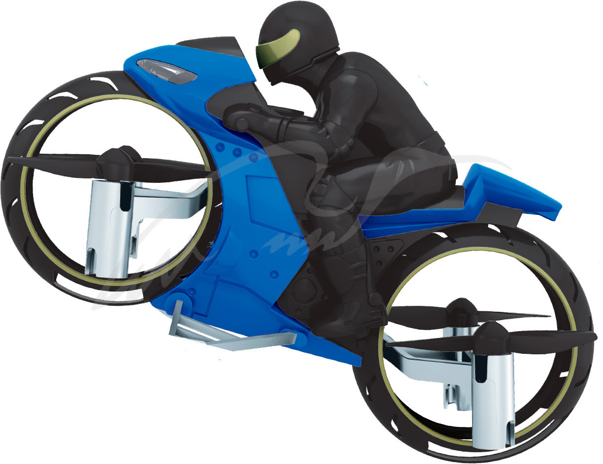 Квадрокоптер ZIPP Toys Flying Motorcycle Blue