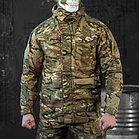 Мужская водонепроницаемая Куртка Rip-stop с капюшоном и сетчатой подкладкой мультикам размер S