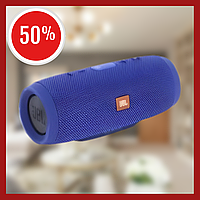 Хорошая акустическая портативная колонка JBL Charge 3 колонка с USB,SD,FM СИНЯЯ с хорошим звуком