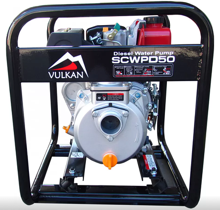Мотопомпа дизельна Vulkan SCWPD50 для чистої води, фото 2