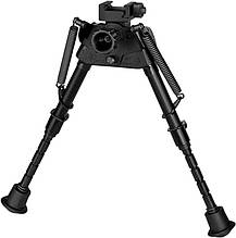 Сошки Harris Bipod S-BRMР на Picatinny. 15,2-22,9 см. Шарнірна база. Підпружинені ніжки