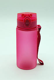 Спортивна пляшка POWCAN 400 мл Рожевий без логотипа (LHB-44089)