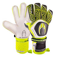 Вратарские перчатки HO Soccer Sentinel Duo Lime Grey, Жовтий, 8.5