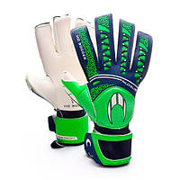 Вратарские перчатки HO Soccer SSG Ikarus Roll Negative Green, Зелений, 10