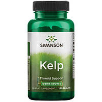 Ламінарія Swanson Kelp Iodine Source 225 mcg 250 Tabs EM, код: 7605226