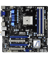 Материнська плата sFM1 ASRock A75 Pro4-M AMD A75 GM 4*DDR3 mATX б/у