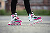 Роликові ковзани SportVida 4 в 1 SV-LG0033 Size 39-42 White/Pink/Blue, фото 11